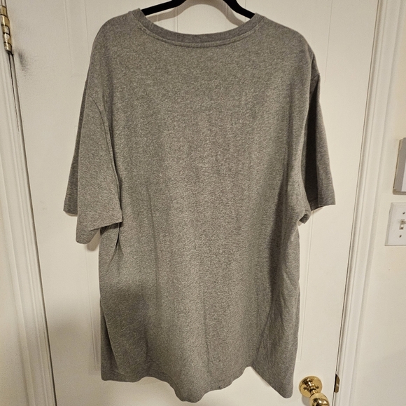 Caterpillar Men's Relaxed Fit Short Sleeve T-Shirt Gray XXL Pocket Plus Size CAT - Picture 2 of 3